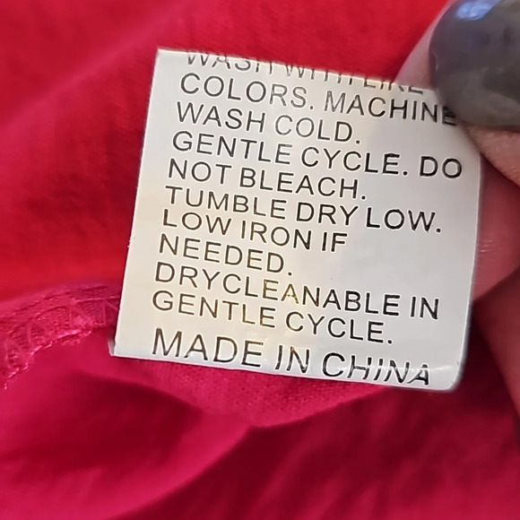 PrettyGarden Fashion Rose-red blouse. NWT - Picture 6 of 7